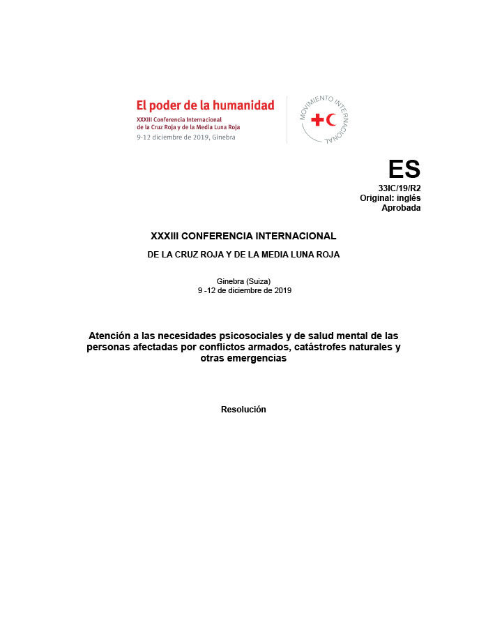 resolution-2-addressing-mental-health-and-psychosocial-needs-of-people-affected-by-armed-conflicts-natural-disasters-and-other-emergencies-spanish